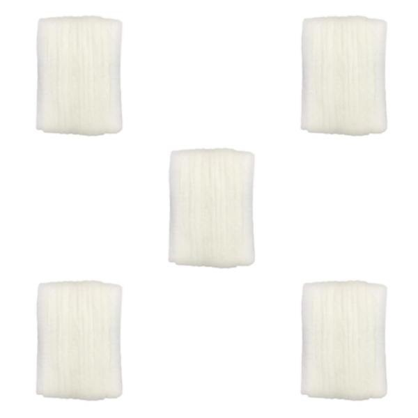 1/3/5 Löslig Pva Mesh Bait Storage Bag Tackleutrustning White 37mm 5Set