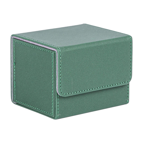 1/2/3 Card Deck Case Organizer Förvaringsbox för MTG-kort För Green 105x90x80mm 1Set