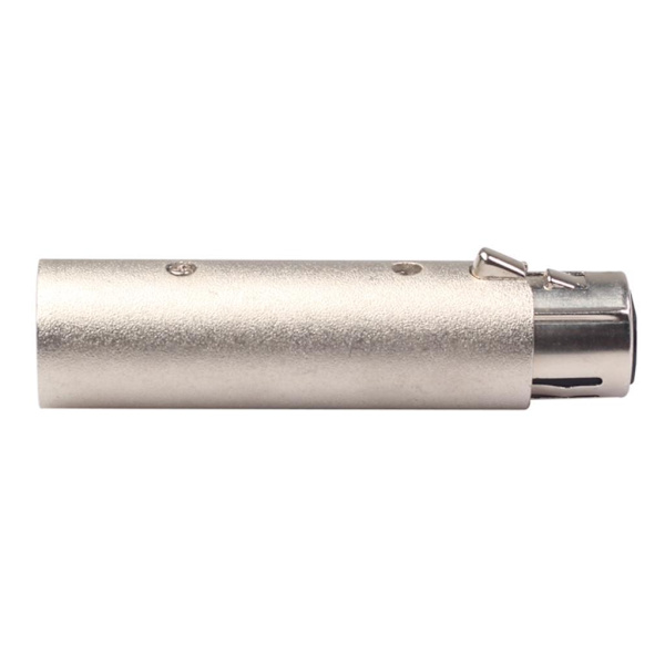 1/5 zinklegering 3 stift hane till 5 stift XLR hona ljudadapter 1Set