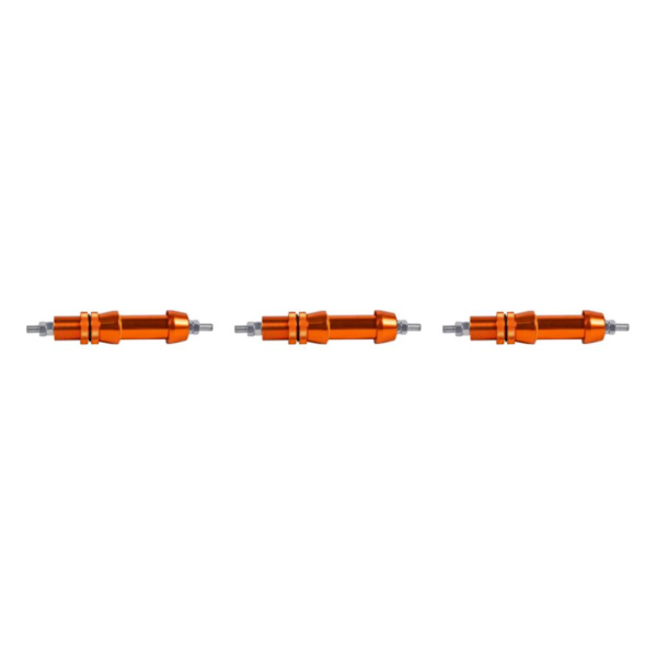1/2/3/5 Aluminiumlegering Bowfishing Flugfiske Reel Mount Reel Orange 21x3.5x3.5cm 3Set