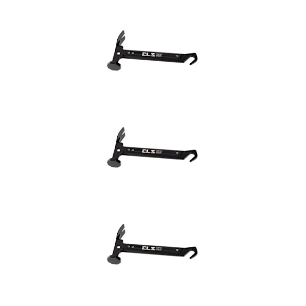 1/2/3/5 bärbar tältpinnedragare i rostfritt stål för Black 3PCS