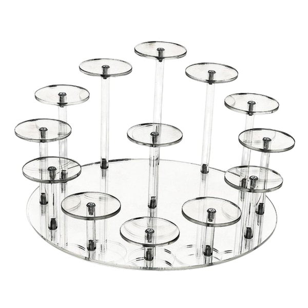 1/2/3 Acrylic Display Stand Organizer Tiered Display Stand för L 1Set