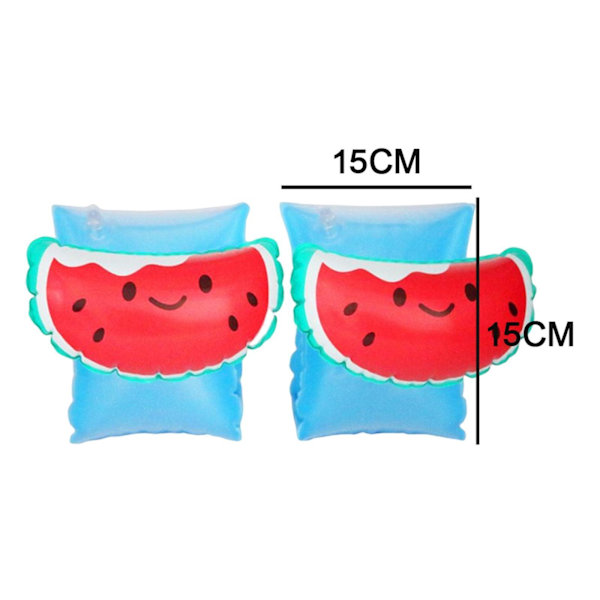 1/2/3/5 2x uppblåsbara armband för barn simärmar flyter Watermelon 15x15x1cm 1Set