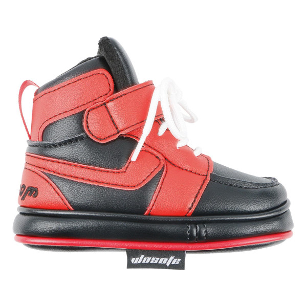 1/2/3/5 Fashion För Golf Club Head Cover PU Läder Sneakers Black Red 16 x 12cm 1Set