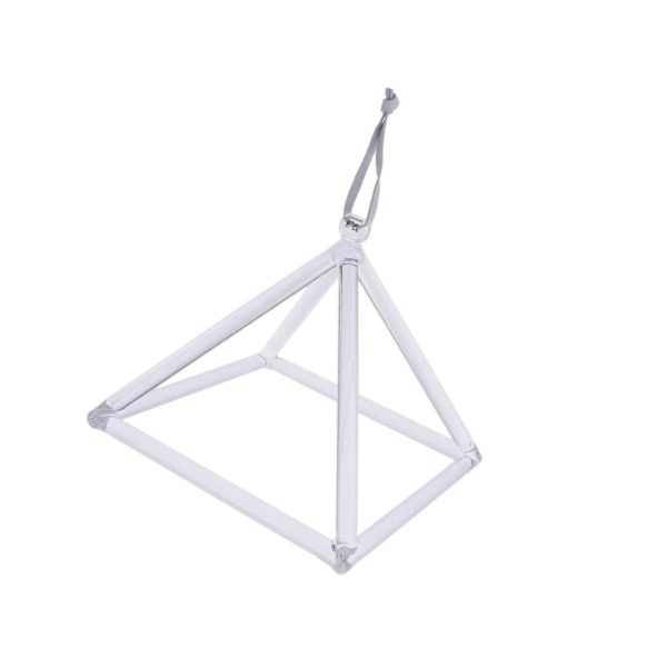 Elegant Clear Quartz Crystal Singing Pyramid 8 Crystal Singing