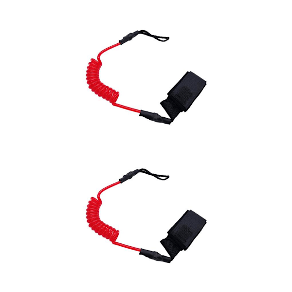 1/2/3/5 Raft Stretch Rep med Elastiskt koppel Pålitlig och Red 45cm 2PCS