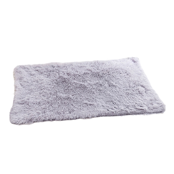 1/2/3 mjukt och bekvämt fluffigt husdjursfilt för hundar och katter light grey M 1Set