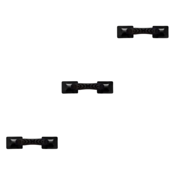 1/2/3/5 PVC- nylon Armstödsgrepp för uppblåsbar kajak Black 31x7CM 3Set