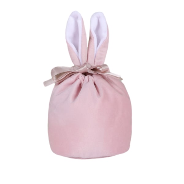 2/3/5 Söta kaninpresentpåsar till påsk Lätt att bära och RBD-TR light pink 9*13cm 5Set