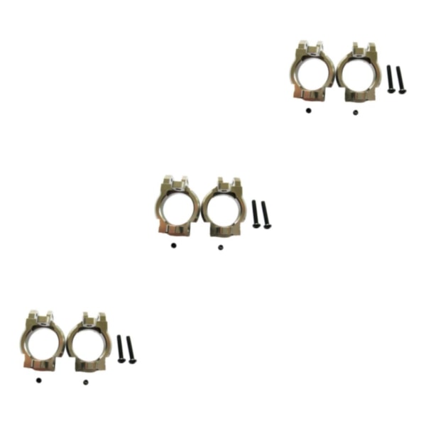 1/2/3/5 2pack/lot Aluminium främre C-nav hjulblock för axial Titanium 3Set