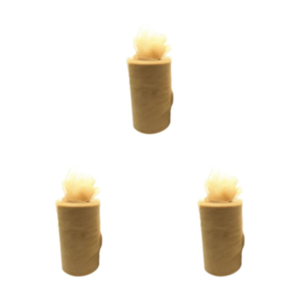 1/2/3/5 White Roll handled Tyll Coil Hållbar och pålitlig bröllop gold 3Set
