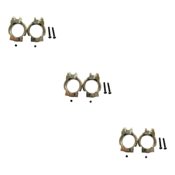 1/2/3/5 2pack/lot Aluminium främre C-nav hjulblock för axial Titanium 3Set
