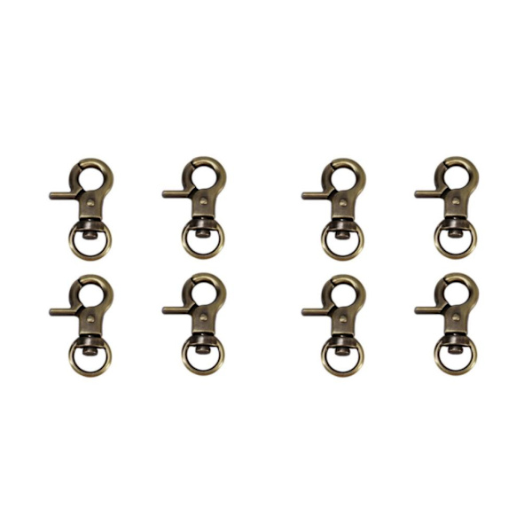 1/2/3/5 4 st zinklegering hummerklospänne Swivel Trigger Clips Bronze 30mm 2Set