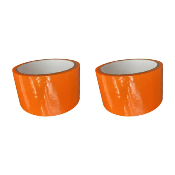 1/2 Sticky Ball Tape Pedagogiska leksaker Spel 30M Längd Scrapbook Orange 6 x 10meters 2Set