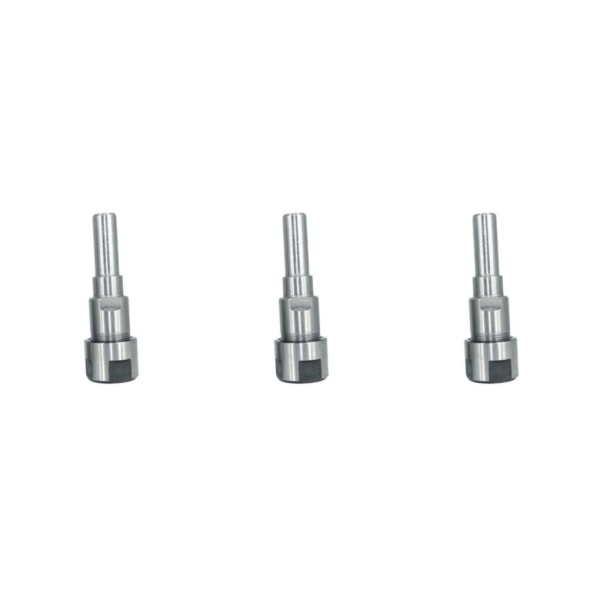 1/2/3/5 Diameter Shank Router Collet Extension För Chuck Hållare Silver 12mm 3Set