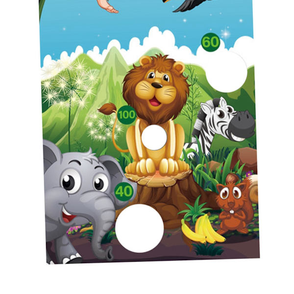 1/2/3 Återanvändbara speluppsättningar Banner Friends Interaction Toss Game Style A 1Set