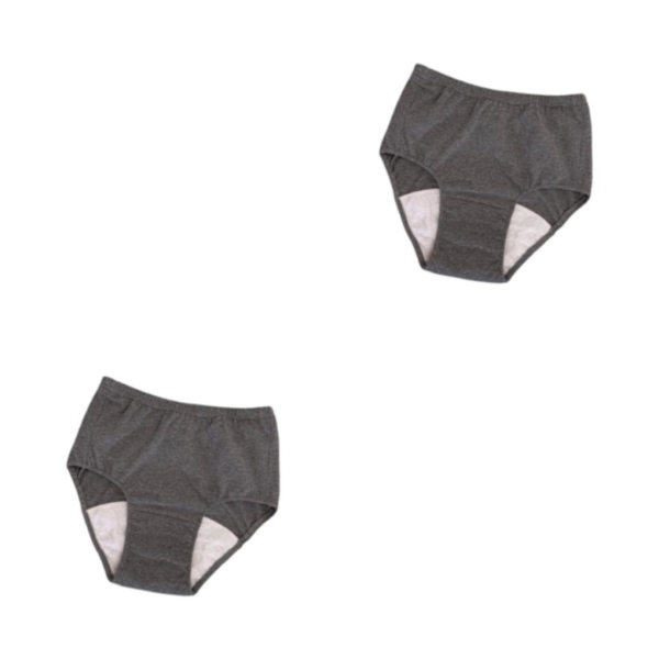 1/2/3/5 Herrblöja Tvättbar Bekväm Vattentät Återanvändbar Dark Grey L 150CC 2Set