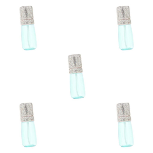 1/2/3/5 vätskebehållare 60 ml behållare Snygg liten resa Blue 12 x 4cm 5Set