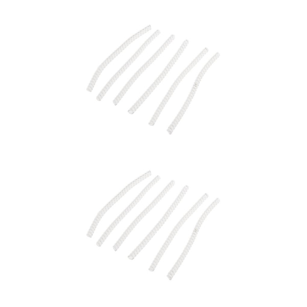 1/2/5 6 delar Ringstorleksjustering för lösa ringar Smyckesskydd Clear 6 Pcs 5mm D 2Set