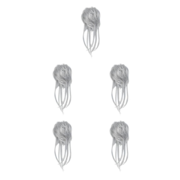 1/2/3/5 Fiber hästsvansbulle Multipurpose Frisyr Viktigt för 60B 5Set