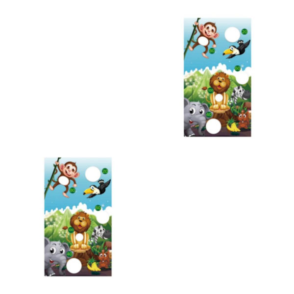 1/2/3 Återanvändbara speluppsättningar Banner Friends Interaction Toss Game Style A 2Set