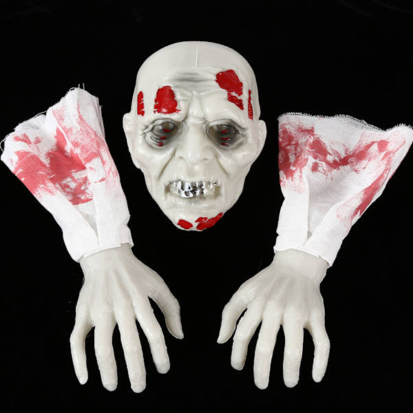 1/2 realistisk halloweenskallerekvisita som passar de flesta Hands 1Set