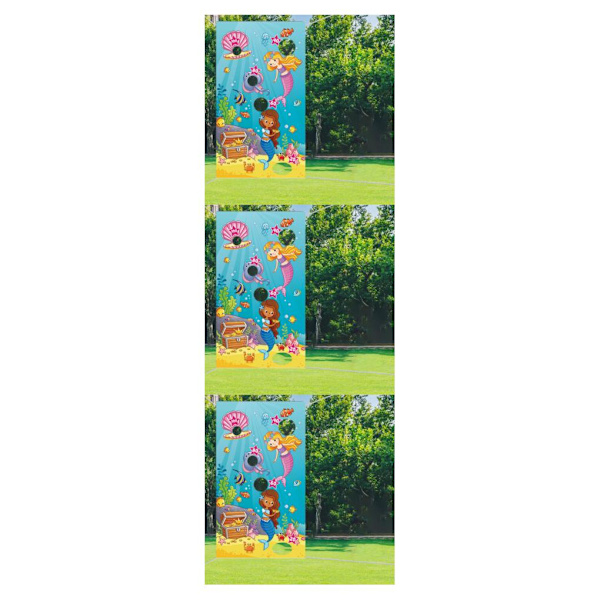 1/2/3 Återanvändbara speluppsättningar Banner Friends Interaction Toss Game Style D 3Set