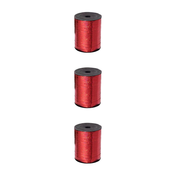 1/2/3/5 Golden Curled Ribbon Plast Robust och hållbar för red 3Set