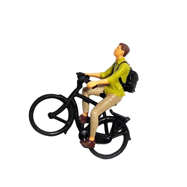 1/2/3/5 Realistisk 1/87 Skala cyklistfigurer Små människor för Boy Height: 2.8cm 1Set