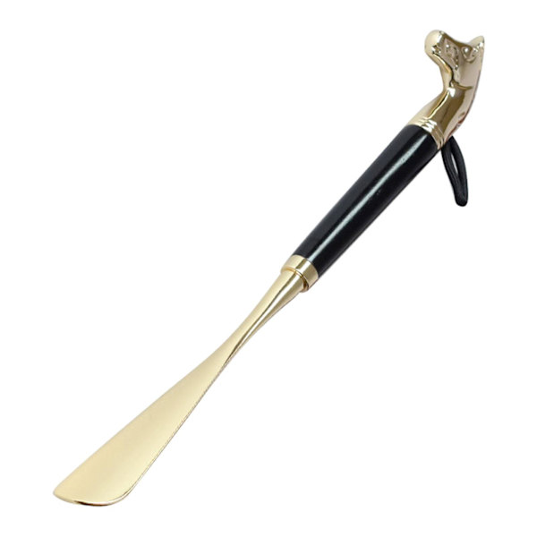 1/2/3 Wooden Shoe Horn Shoe Helper Tool Long Handle Shoehore 56cm Black Horse 1Set