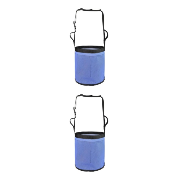 1/2 hästfoderpåse Justerbar PVC- mesh Slow Feeding Grain Blue 24x24.5cm 2Set