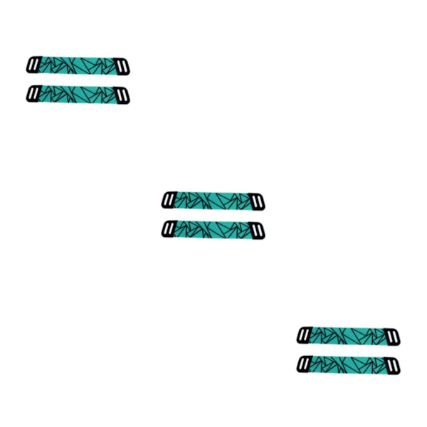 1/2/3/5 Öronkuddar Kudde Hörselskydd Andas Gamer Rhombus Green Shock-cushion Beam 3PCS