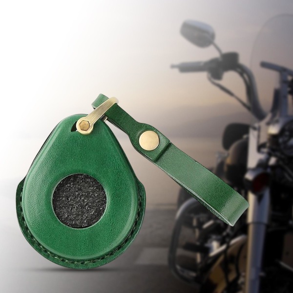 1/2/3/5 cover PU-läder Söt passform för motorcykelpojkvän Green 1Set