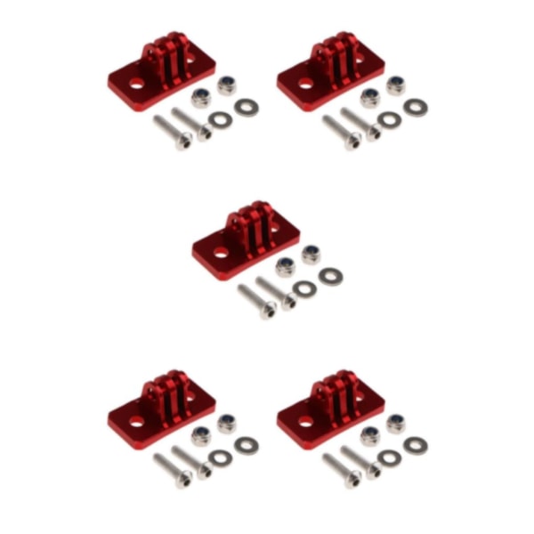 1/5 aluminiumlegering stativ Adapter Mount Base för Hero6/5/4/3+ 5Set