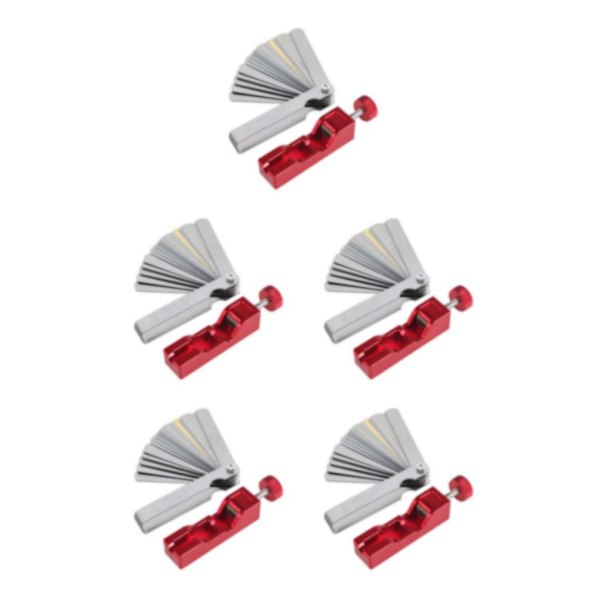1/2/3/5 Bekväm och säker bilverktygssats för bil red Package feeler gauge 5PCS