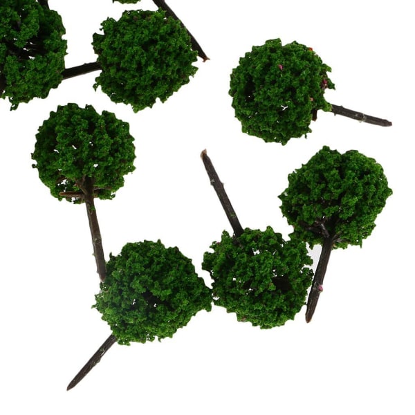 1/2/3 50 stycken bollformade modellträd DIY Landskapslandskap N Green 1Set