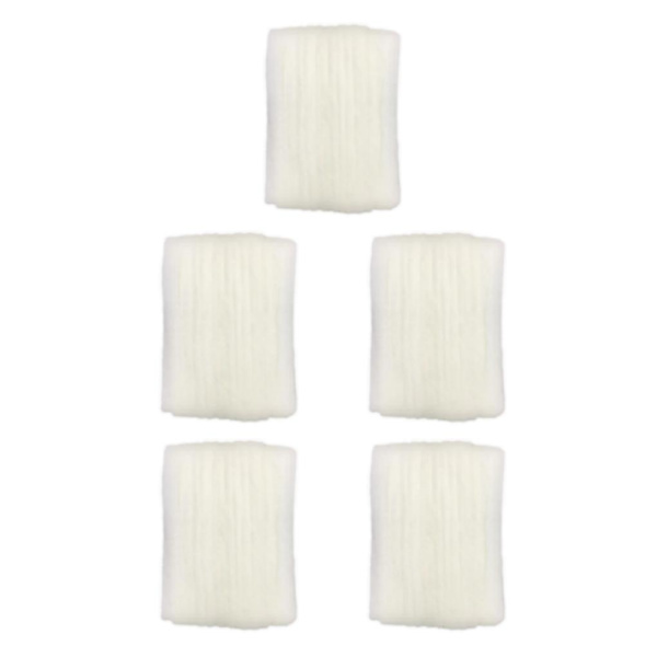 1/3/5 Löslig Pva Mesh Bait Storage Bag Tackleutrustning White 37mm 5Set
