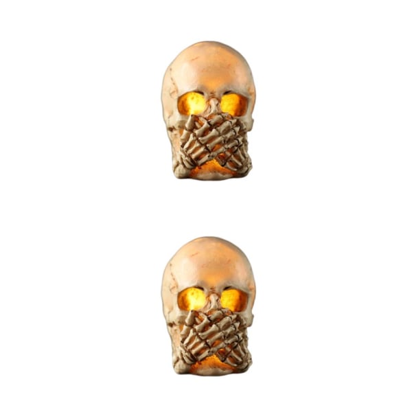 1/2/3/5 Utsökt för inredning - Halloween glödande not say(with light） 2PCS