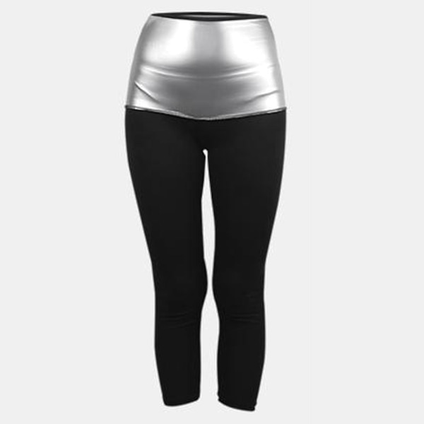 1/2/3/5 Dam Bastu Shorts För Capri Legging Träningsbyxor för Pants 60-80kg 1Set