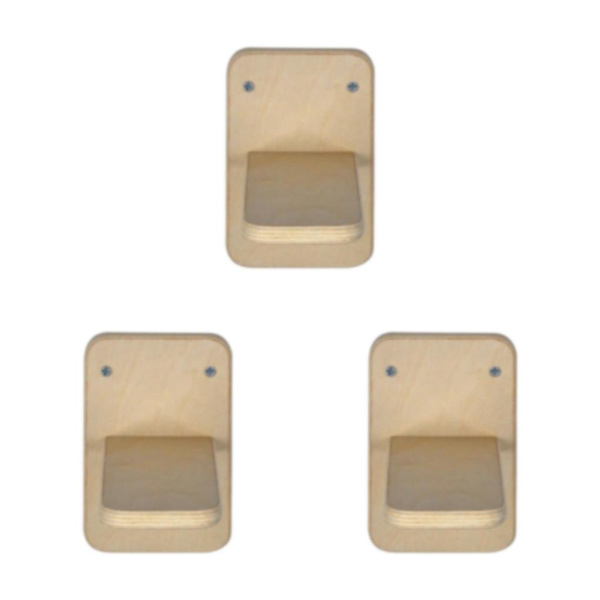1/2/3 Cat Stairway Väggmonterad plattform Stege Cat Climbing Wall Mounted 12 x 19 x 19cm 3Set