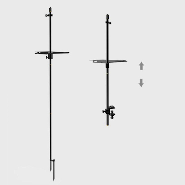 Bil Trunk Tält Shelter Sunshade Tail Extension Tour Camping light pole rack