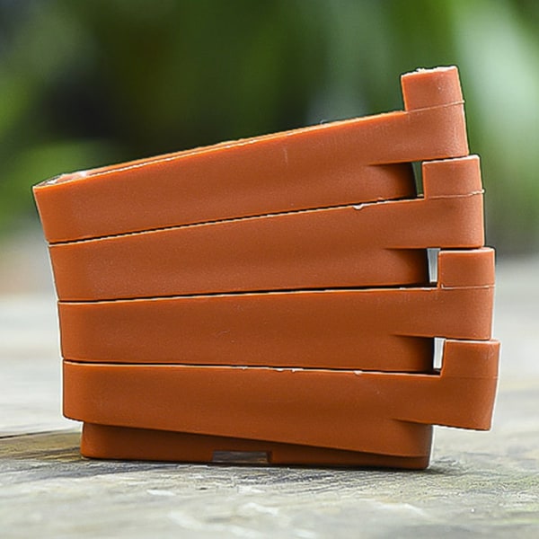 1/2/3/5 12 stycken Lätt och bärbar pottålösning för Small brick red 1Set
