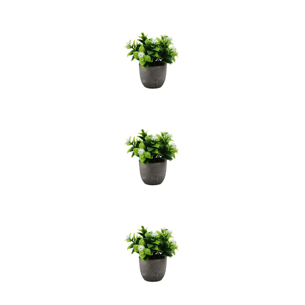 1/2/3 Plast Realistic Artificiell Suckulent Lågt underhåll new whitebabysbreath 3Set