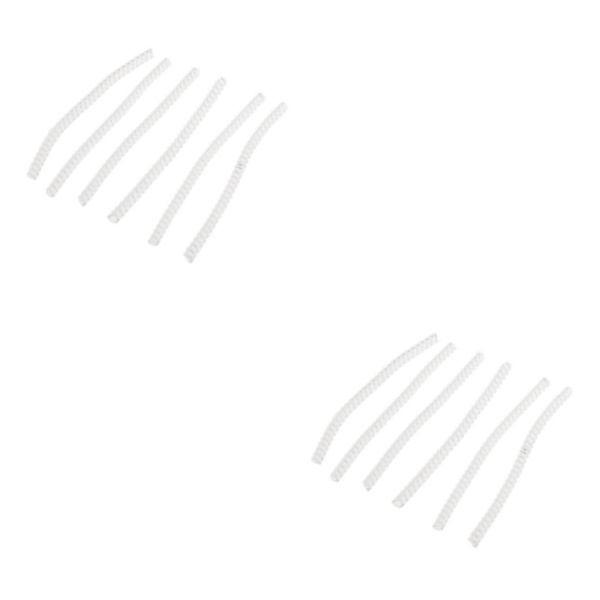 1/2/5 6 delar Ringstorleksjustering för lösa ringar Smyckesskydd Clear 6 Pcs 5mm D 2Set