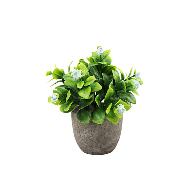 1/2/3 Plast Realistic Artificiell Suckulent Lågt underhåll new blue babysbreath 1Set