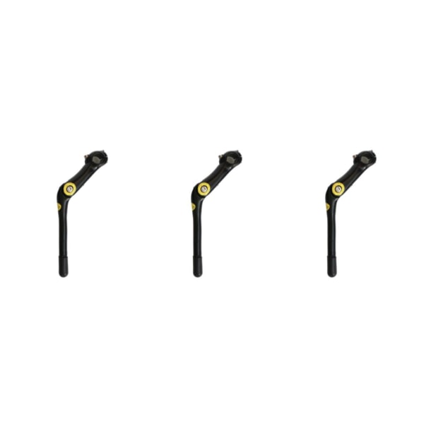 1/2/3 För MTB Road Bike Handlebar Stem För Riser Extension Black 3PCS