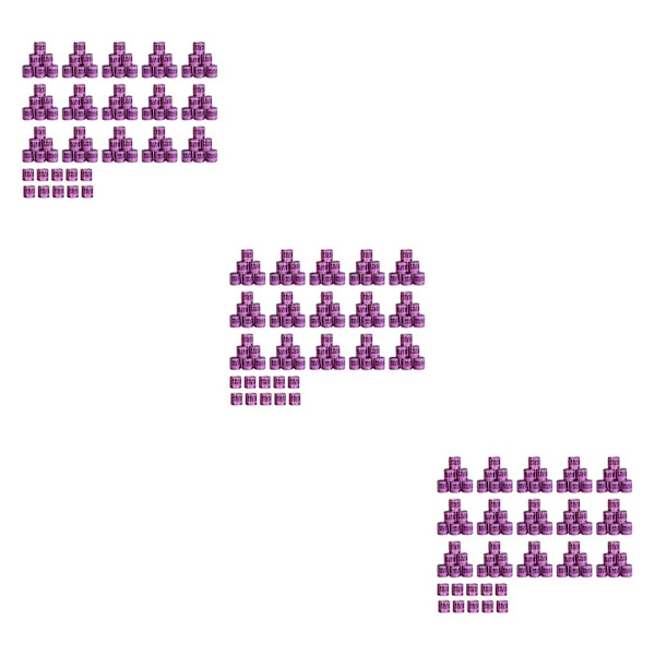 1/2/3/5 100st 8mm 2023 För duvring för de flesta vuxna fåglar Purple Belgium 100 pcs 3PCS