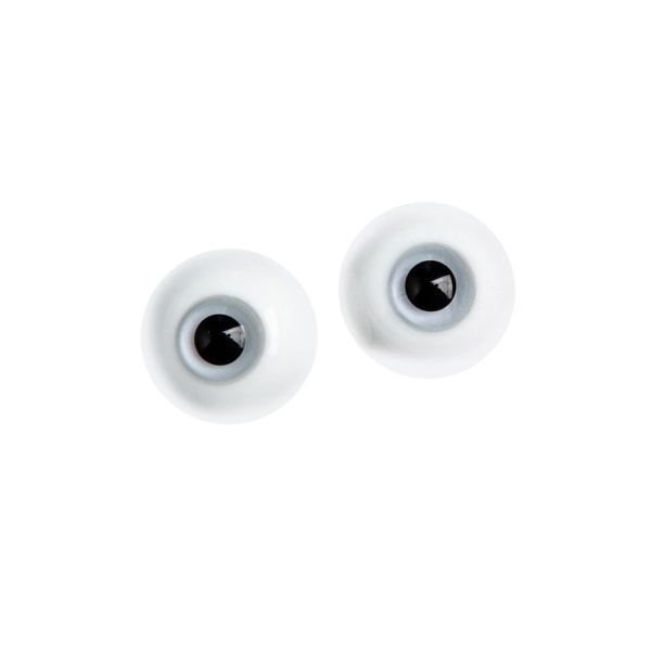 1/2/3/5 2x Doll Eyes Wiggle Eyes för Halloween rekvisita Skulptur White diameter 6mm 1Set