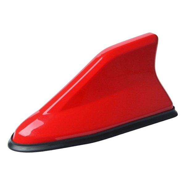 1/2 Shark Fin Antenn Universal Bil Dekorativ Vattentät Auto red 1Set