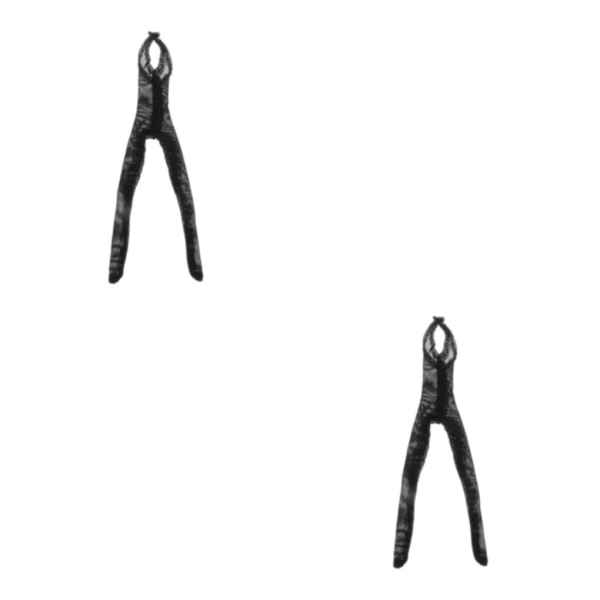 1/2/3 1:12 Jumpsuit Kläder för kvinnor för HT Action Figure Kläder Black 13.6cm 2Set